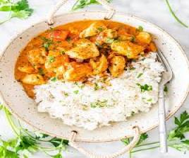 Chicken Curry  with White Rice