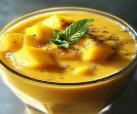 Pineapple/Mango  Lassi  Pomegranate Bricks