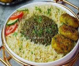  KALI DAL WITH ALU TIKKI